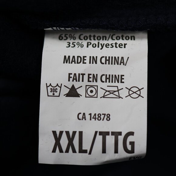 Bulletin MLB Hoodie Mens 2XL Navy Blue Major League Baseball Pullover Sweatshirt - Picture 10 of 10